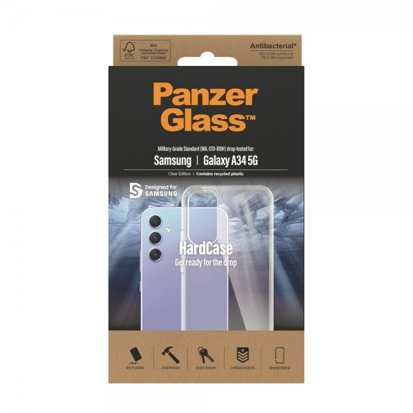 PanzerGlass Samsung Galaxy A34 5G Skal HardCase Transparent