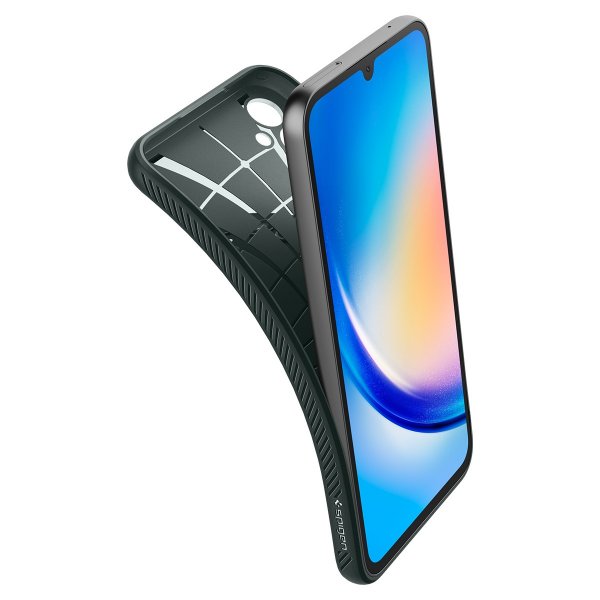 Spigen Samsung Galaxy A34 5G Skal Liquid Air Abyss Green