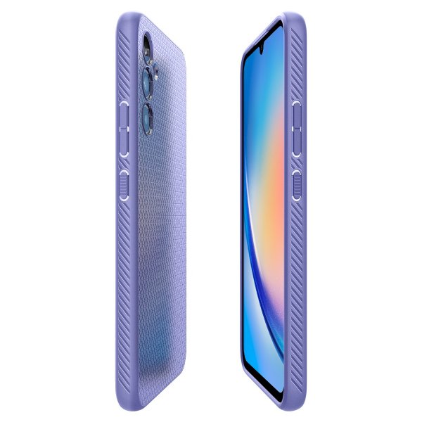 Spigen Samsung Galaxy A34 5G Skal Liquid Air Awesome Violet