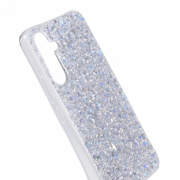 Nordic Covers Samsung Galaxy A34 5G Skal Sparkle Series Stardust Silver