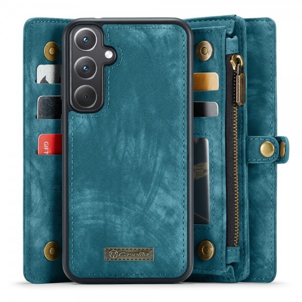 CaseMe Samsung Galaxy A35 Fodral 008 Series Löstagbart Skal Blå