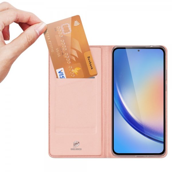 Dux Ducis Samsung Galaxy A35 Fodral Skin Pro Series Rosa