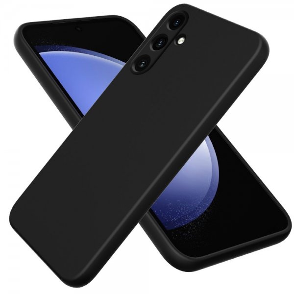 Samsung Galaxy A35 Skal med Strap Silikon Svart