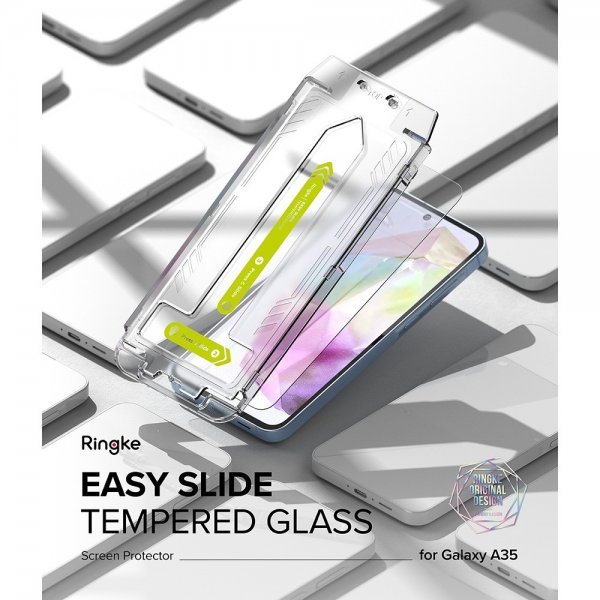 Ringke Samsung Galaxy A35 Skärmskydd Easy Slide 2-pack