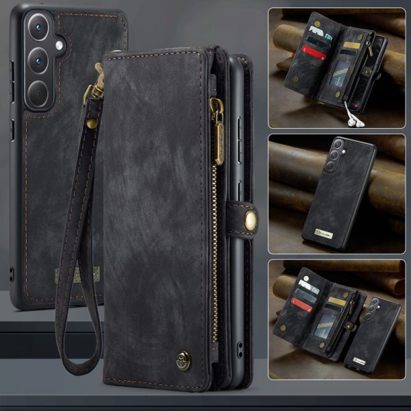 CaseMe Samsung Galaxy A36 Fodral 008 Series Löstagbart Skal Svart