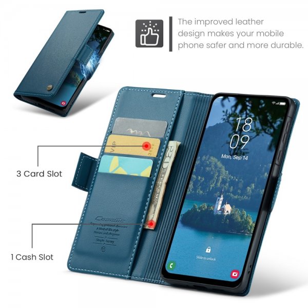 CaseMe Samsung Galaxy A36 Fodral 023 Series Blå