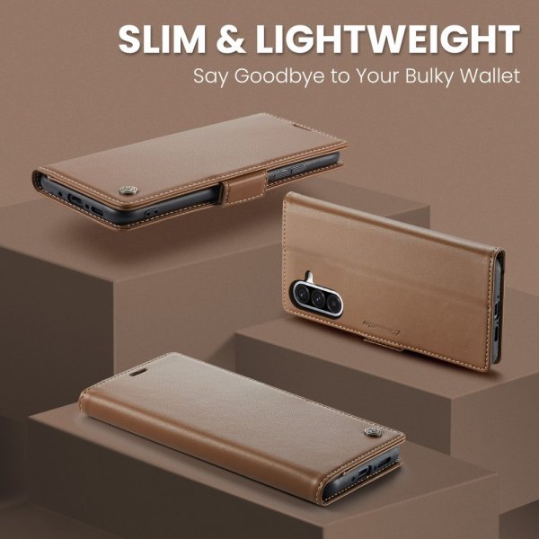 CaseMe Samsung Galaxy A36 Fodral 023 Series Brun