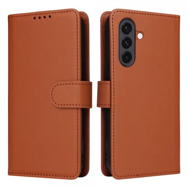 Betopnice Samsung Galaxy A36 Fodral med Löstagbart Skal 005 Brun