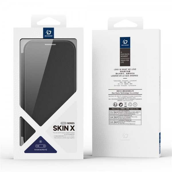 Dux Ducis Samsung Galaxy A36/Galaxy A56 Fodral Skin X Pro Series Svart