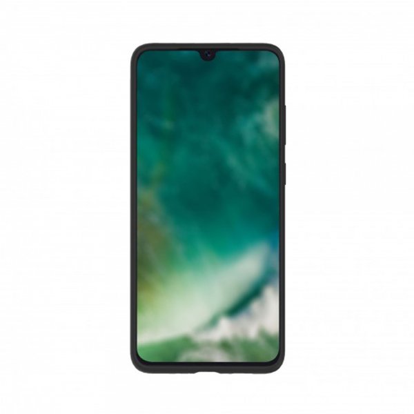 Xqisit Samsung Galaxy A41 Skal Silicone Case Svart