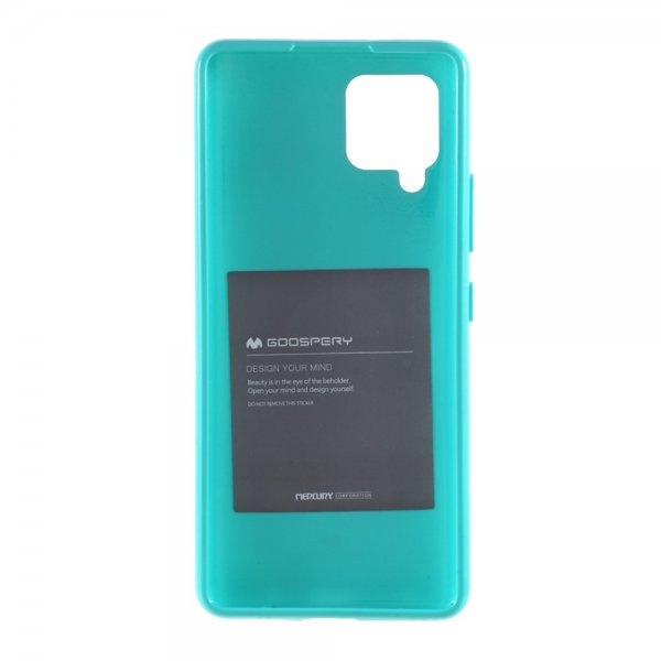 Mercury Samsung Galaxy A42 5G Skal Jelly Glitter Blå