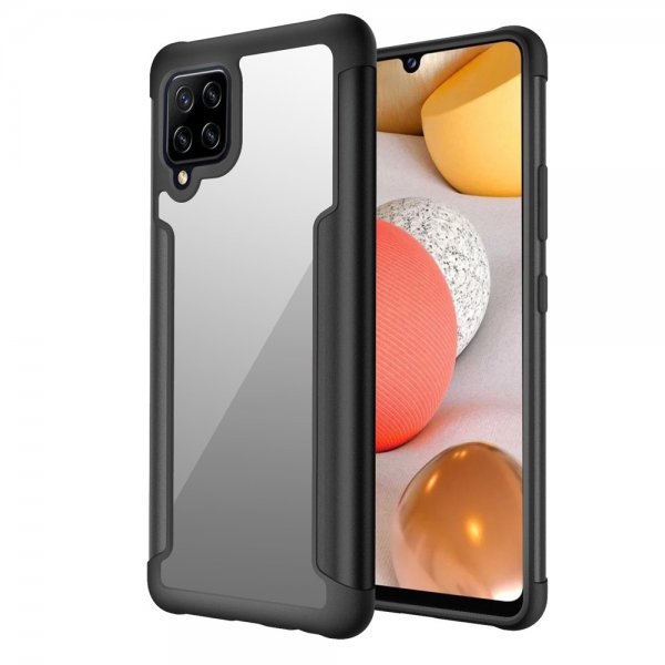 Samsung Galaxy A42 5G Skal Metallkant Svart