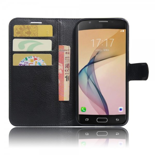 Samsung Galaxy A5 2017 Fodral Litchi Svart