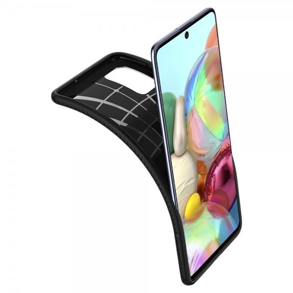 Spigen Samsung Galaxy A51 Skal Liquid Air Matte Black