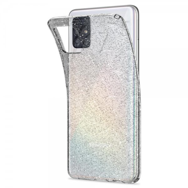 Spigen Samsung Galaxy A51 Skal Liquid Crystal Glitter Crystal Quartz