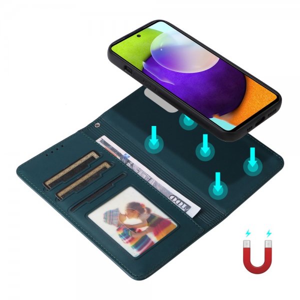 Betopnice Samsung Galaxy A52/A52s 5G Fodral med Löstagbart Skal 005 Blå