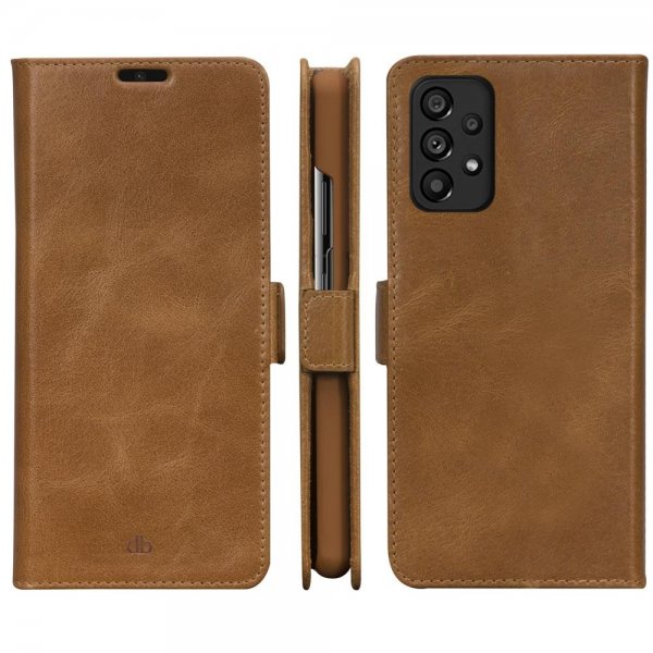 dbramante1928 Samsung Galaxy A53 5G Fodral Lynge Löstagbart Skal Tan