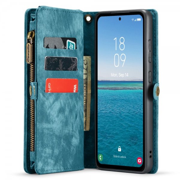CaseMe Samsung Galaxy A55 Fodral 008 Series Löstagbart Skal Blå