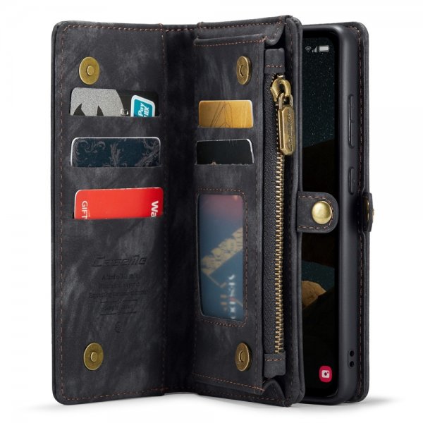 CaseMe Samsung Galaxy A55 Fodral 008 Series Löstagbart Skal Svart