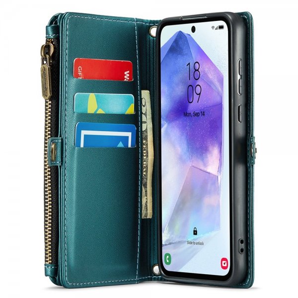 CaseMe Samsung Galaxy A55 Fodral C36 Series Grön
