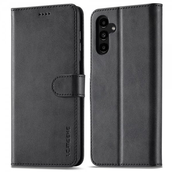 Lc.Imeeke Samsung Galaxy A55 Fodral med Kortfack Stativfunktion Svart