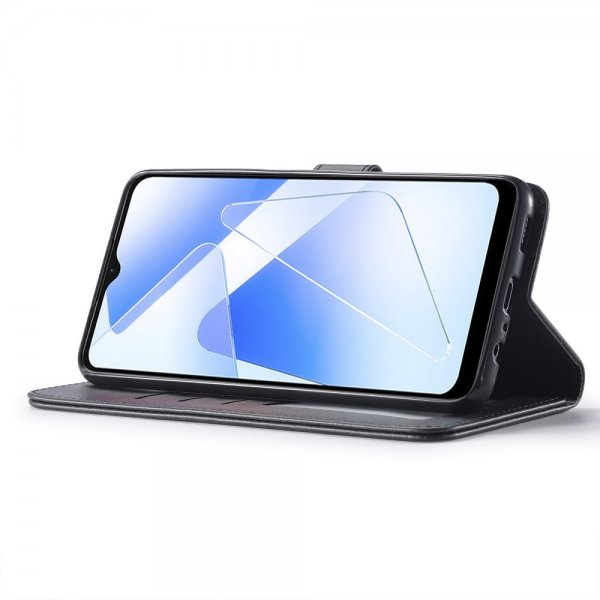Lc.Imeeke Samsung Galaxy A55 Fodral med Kortfack Stativfunktion Svart