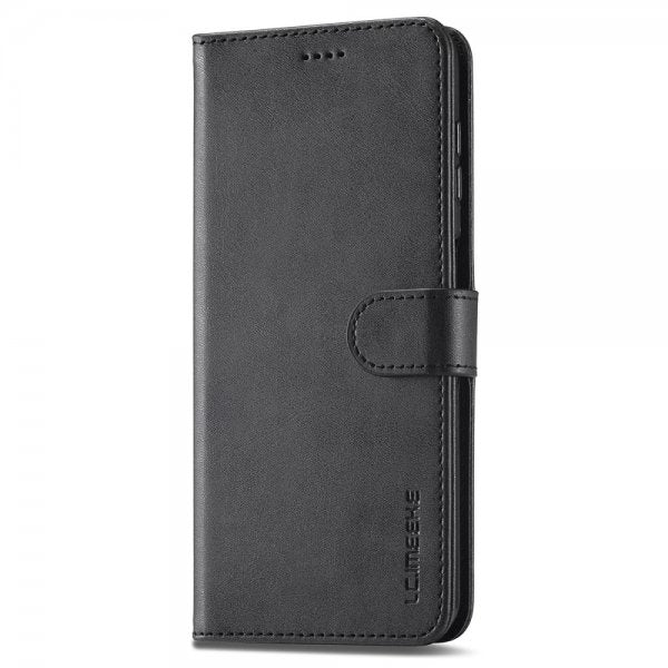 Lc.Imeeke Samsung Galaxy A55 Fodral med Kortfack Stativfunktion Svart