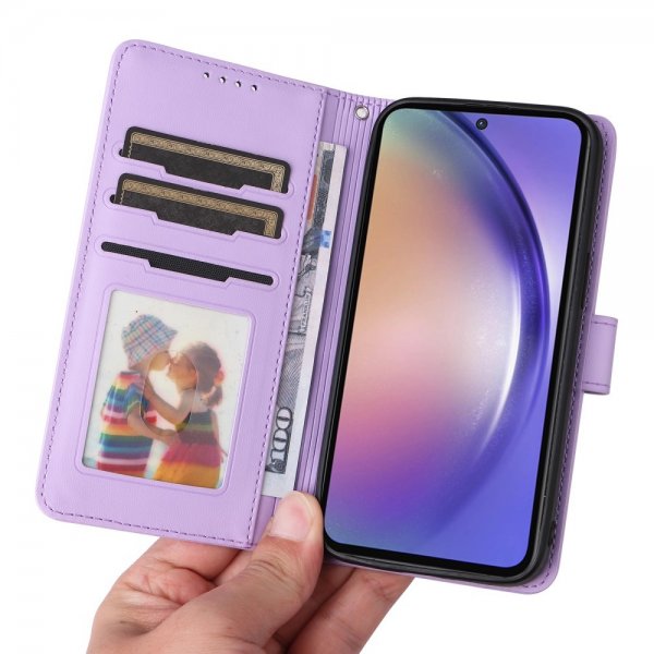 Betopnice Samsung Galaxy A55 Fodral med Löstagbart Skal 005 Lila