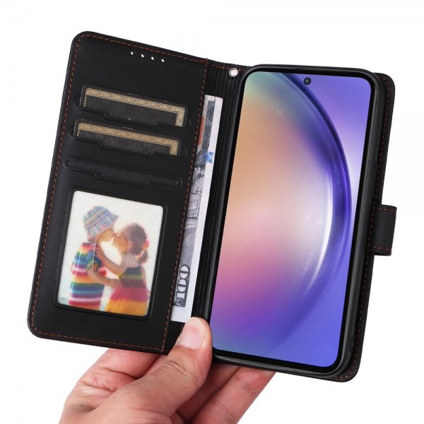 Betopnice Samsung Galaxy A55 Fodral med Löstagbart Skal 005 Svart