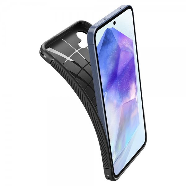 Spigen Samsung Galaxy A55 Skal Rugged Armor Matte Black