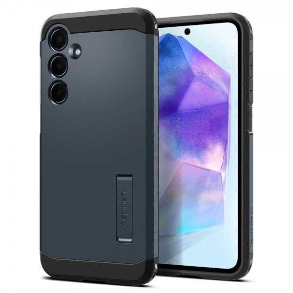 Spigen Samsung Galaxy A55 Skal Tough Armor Metal Slate