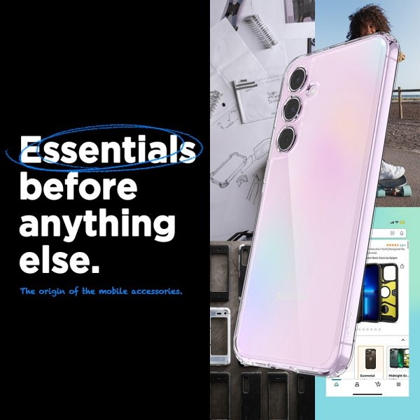 Spigen Samsung Galaxy A55 Skal Ultra Hybrid Crystal Clear