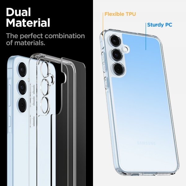 Spigen Samsung Galaxy A55 Skal Ultra Hybrid Crystal Clear