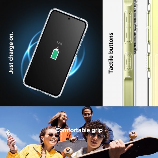 Spigen Samsung Galaxy A55 Skal Ultra Hybrid Crystal Clear