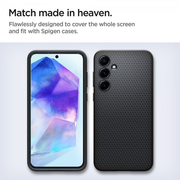 Spigen Samsung Galaxy A55 Skärmskydd GLAS.tR ALIGNmaster 2-pack