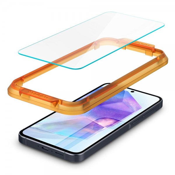 Spigen Samsung Galaxy A55 Skärmskydd GLAS.tR ALIGNmaster 2-pack