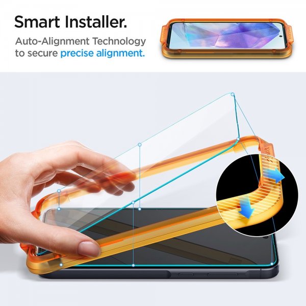Spigen Samsung Galaxy A55 Skärmskydd GLAS.tR ALIGNmaster 2-pack