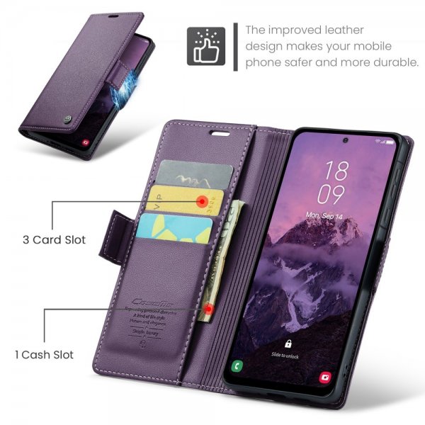 CaseMe Samsung Galaxy A56 Fodral 023 Series Lila