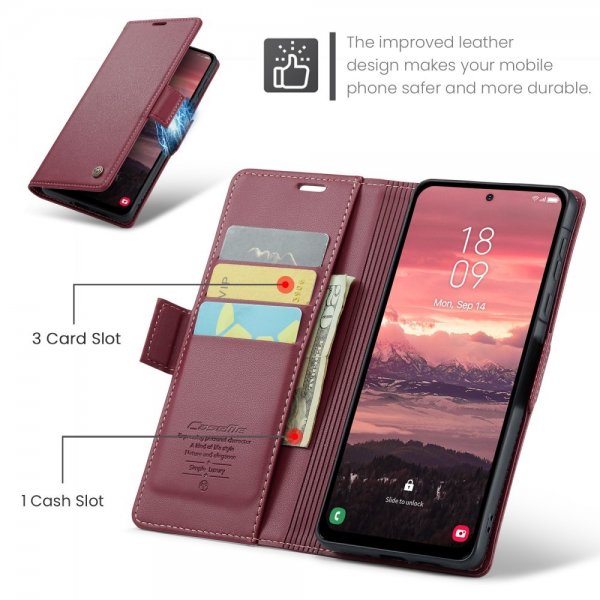 CaseMe Samsung Galaxy A56 Fodral 023 Series Röd