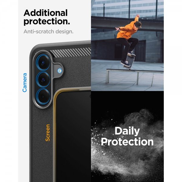 Spigen Samsung Galaxy A56 Skal Rugged Armor Matte Black