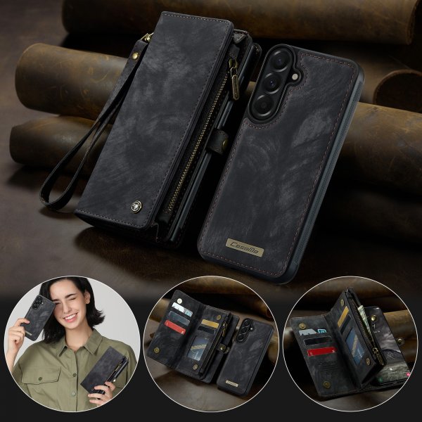 CaseMe Samsung Galaxy A57 Fodral 008 Series Löstagbart Skal Svart