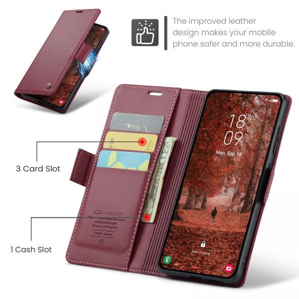 CaseMe Samsung Galaxy A57 Fodral 023 Series Röd