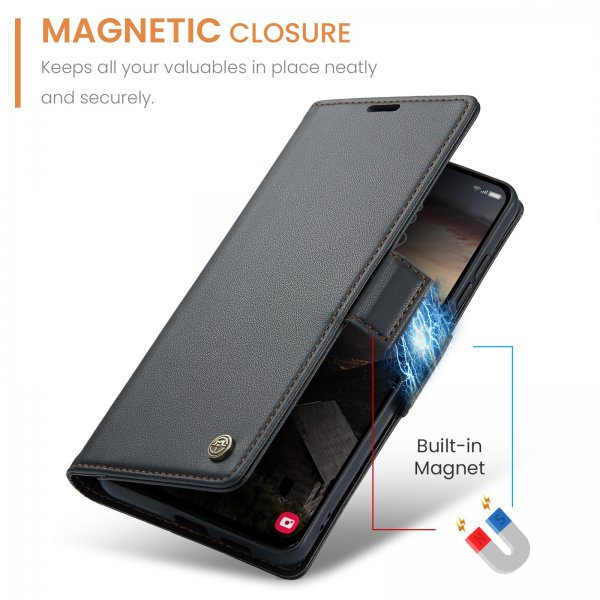 CaseMe Samsung Galaxy A57 Fodral 023 Series Svart
