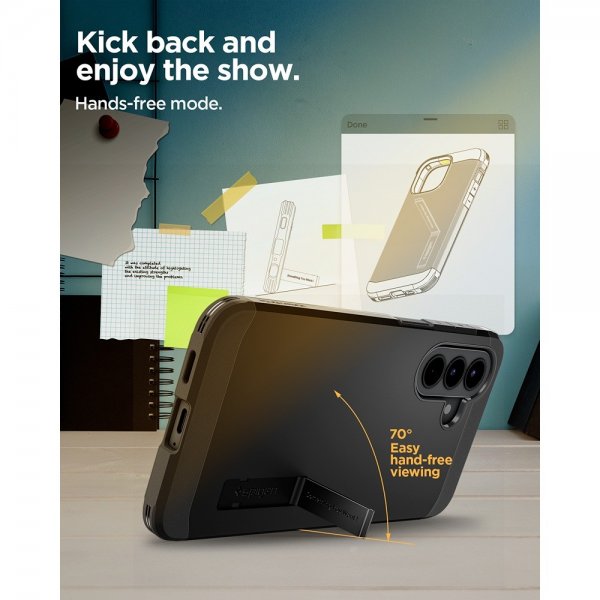 Spigen Samsung Galaxy A57 Skal Tough Armor Svart