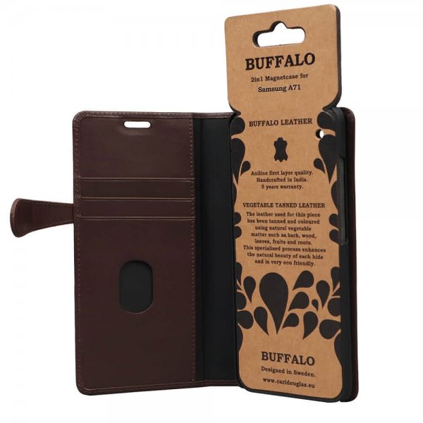 Buffalo Samsung Galaxy A71 Fodral Buffalo Löstagbart Skal Brun