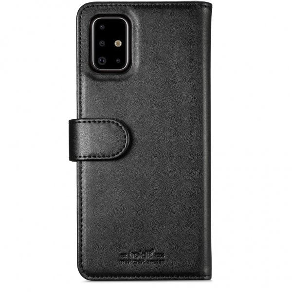 holdit Samsung Galaxy A71 Fodral Wallet Case Magnet Svart