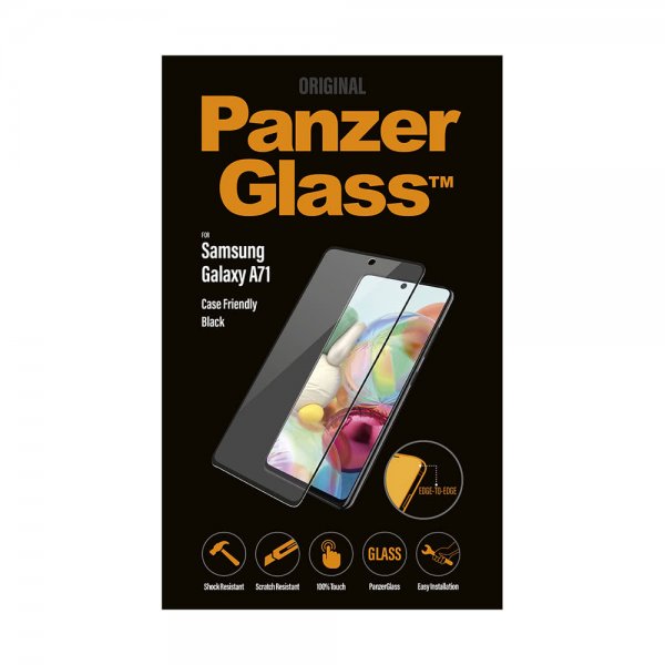 PanzerGlass Samsung Galaxy A71 Skärmskydd CaseFriendly Edge-to-Edge