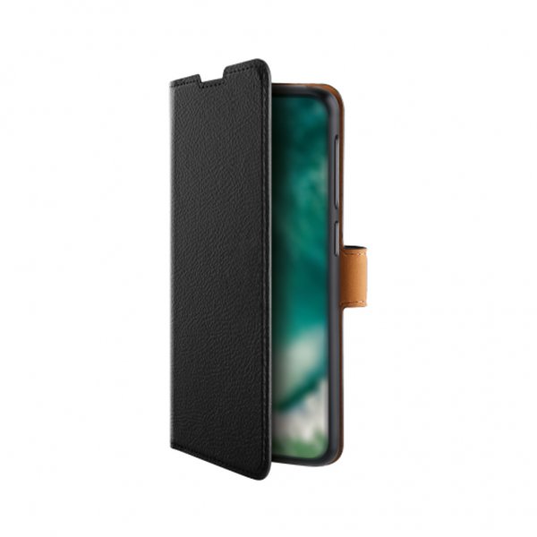 Xqisit Samsung Galaxy A72 Fodral Slim Wallet Selection Svart