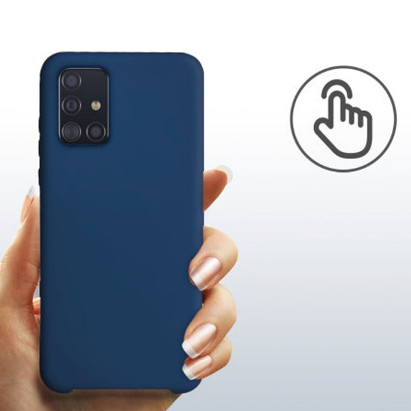 Samsung Galaxy A72 Skal Silikon Blå