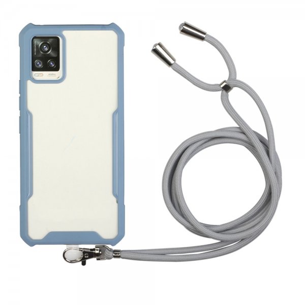 Samsung Galaxy A72 Skal med Strap Blå